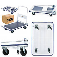 Возик Платформний візок Візок-платформа ручний вантажний 300кг Тележка Платформенная складская тележка ПОЛЬША