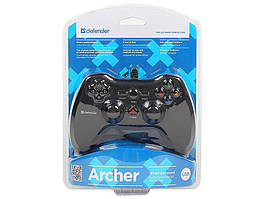 Геймпад провідний Defender Archer USB, PS2/3, 12 кнопок, 2 стіки