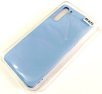 Чохол для Oppo A91, Oppo F15 матовий Silicone Case Full Cover Macarons Color Блакитний