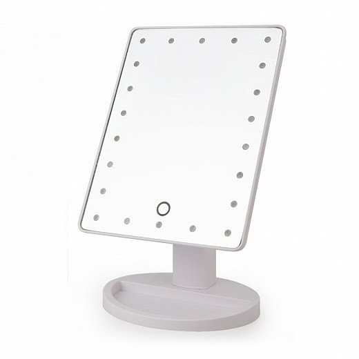 Настільне косметичне дзеркало з підсвічуванням для макіяжу Large LED Mirror