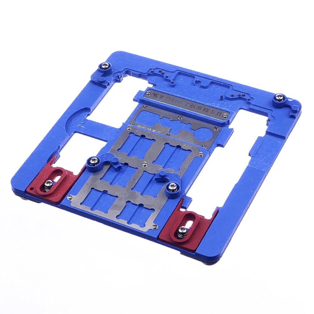 Тримач плат AIDA A21+ для iPhone 5C-XR з високотемпературного композиту з гніздами під BGA мікросхеми, фото 1