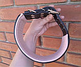 Широкий шкіряний нашийник "Lockdog" ширина 7 см, фото 6