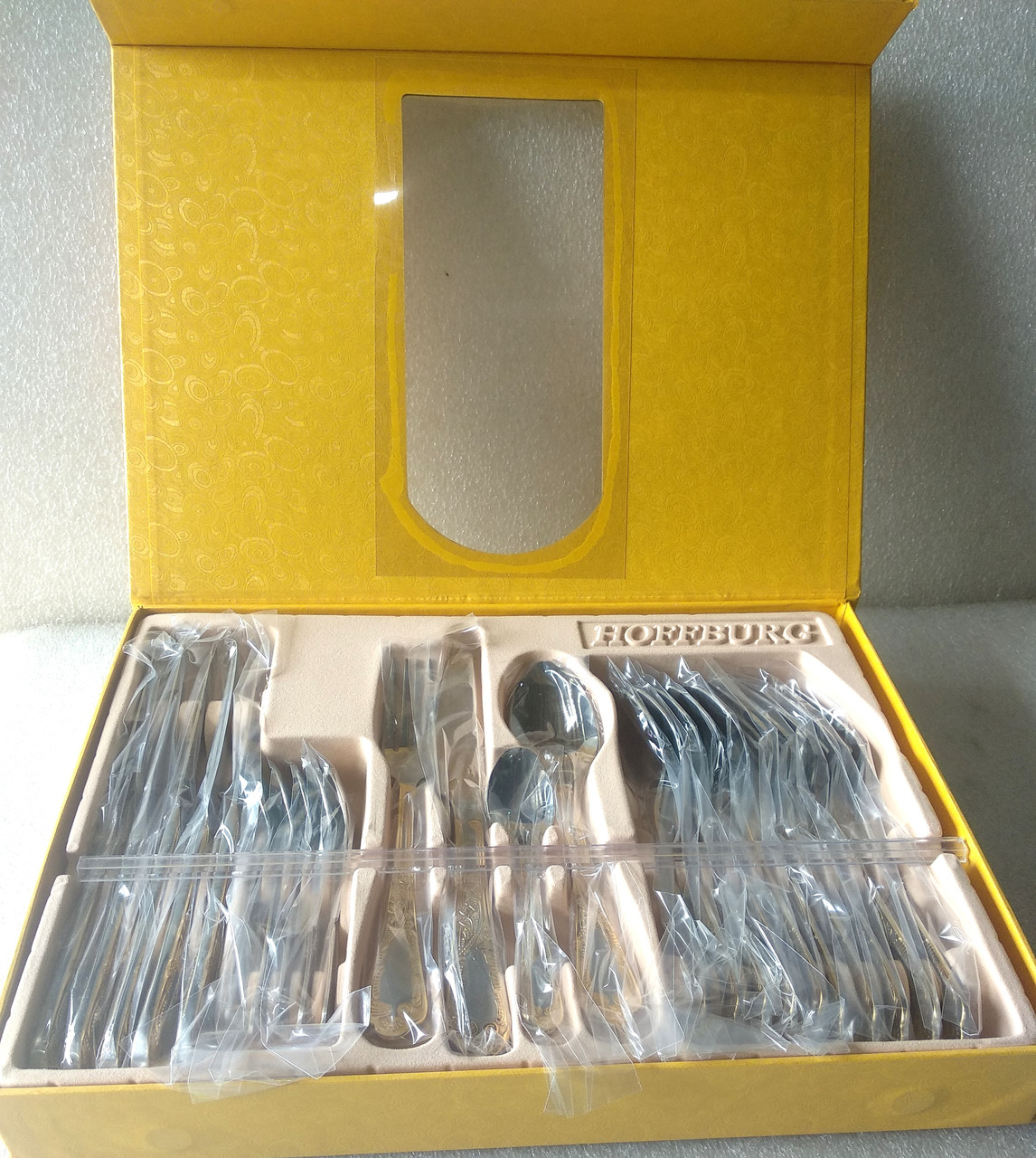 Столовые приборы Hoffburg HB-24004 G 24 предмета, цена 769 грн - Prom ...