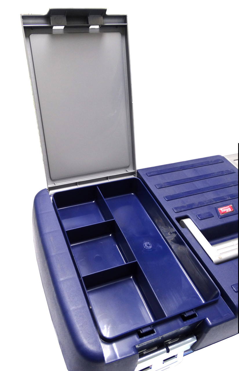 Ящик для инструментов Tayg Box 15 Caja Испания 50x25,8x25,5 см +вкладка пластиковый синий - фото 7 - id-p1248667146