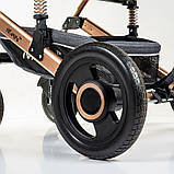 Універсальна коляска трансформер 3в1 + АВТОКРІСЛО Ninos Freelander BLACK, фото 5