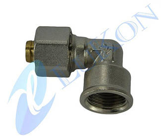 ТМ кут для металопластикових труб 16*1/2 різь внутрішній