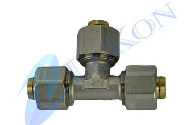 ТМ-трійник для металопластикових труб 16*16*16