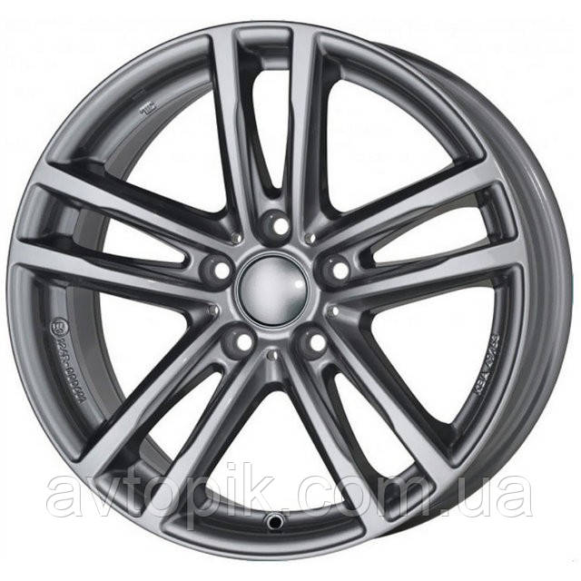 Литі диски Rial X10 R17 W7.5 PCD5x112 ET30 DIA66.5 (metal grey)