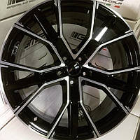 Литые диски GMP Italia Gunner R22 W9.5 PCD5x112 ET37 DIA66.6 (black polished)