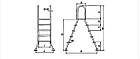 Драбина Kripsol EEP 5+5 ступ. (для збірних басейнів h=1,5 m), фото 2