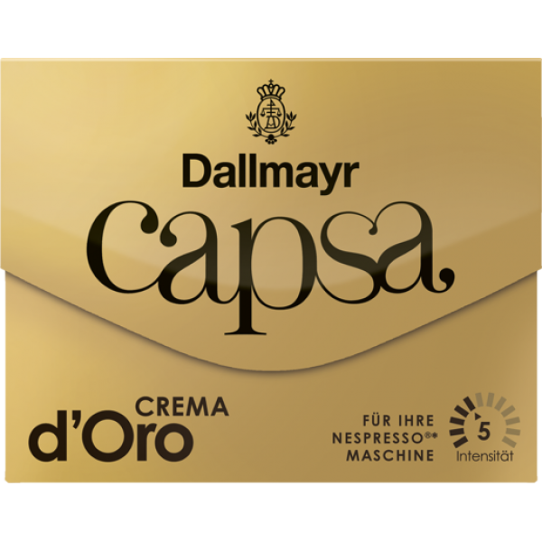 Кава в капсулах Dallmayr Capsa Crema d`Oro, 10 капсул Nespresso