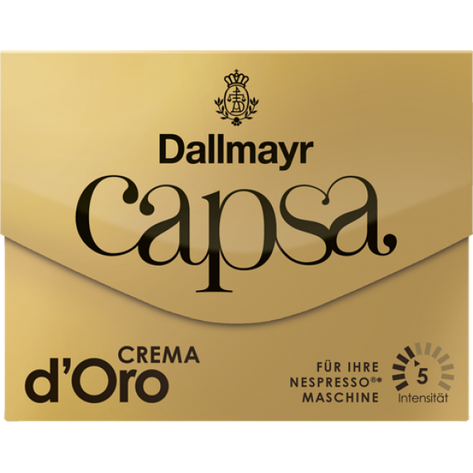 Кава в капсулах Dallmayr Capsa Crema d`Oro, 10 капсул Nespresso, фото 1
