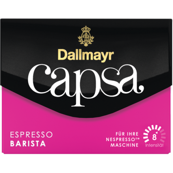 Кава в капсулах Dallmayr Capsa Espresso Barista, 10 капсул Nespresso