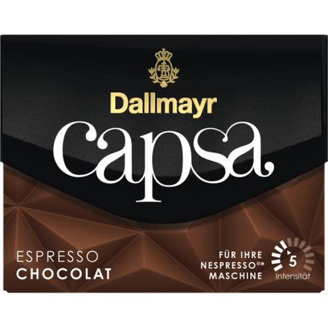 Кава в капсулах Dallmayr Capsa Espresso Chocolat, 10 капсул Nespresso, фото 1