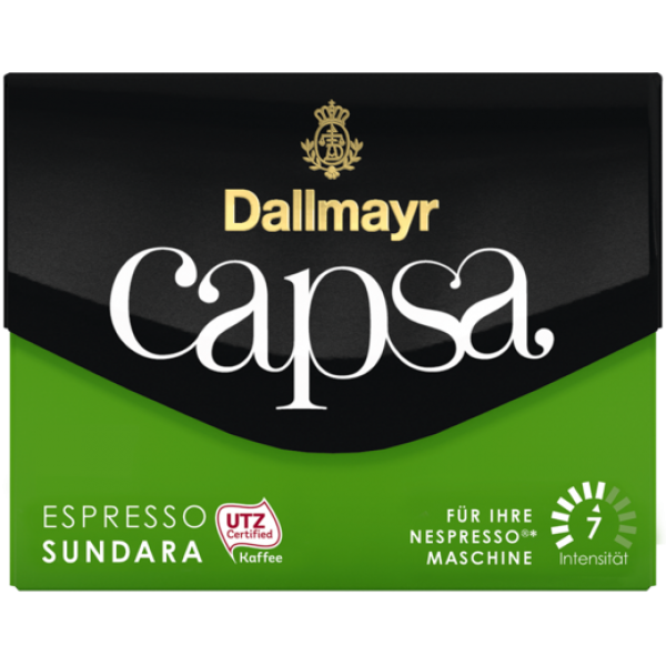 Кава в капсулах Dallmayr Capsa Espresso Sundara, 10 капсул Nespresso