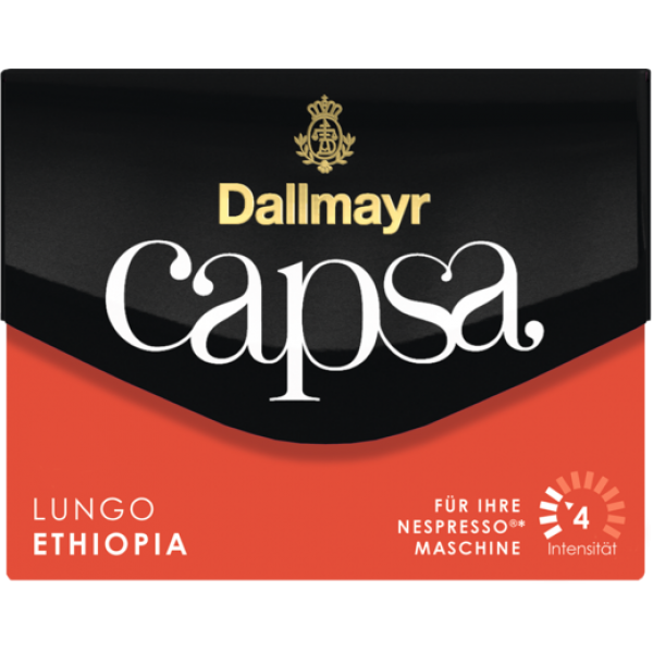 Кава в капсулах Dallmayr Capsa Lungo Ethiopia, 10 капсул Nespresso