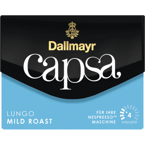 Кава в капсулах Dallmayr Capsa Lungo Mild Roast, 10 капсул Nespresso, фото 1