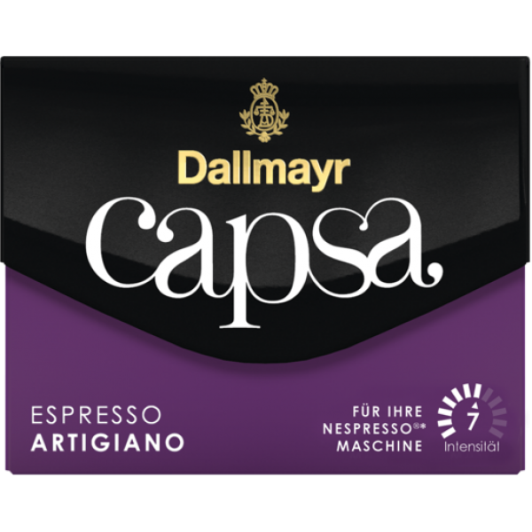 Кофе в капсулах Dallmayr Capsa Espresso Artigiano, 10 капсул Nespresso