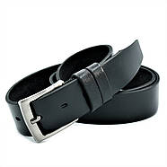 Шкіряний чоловічий ремінь Weatro Чорний nw-rus-35k-002, фото 2