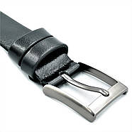 Шкіряний чоловічий ремінь Weatro Чорний nw-rus-35k-002, фото 4