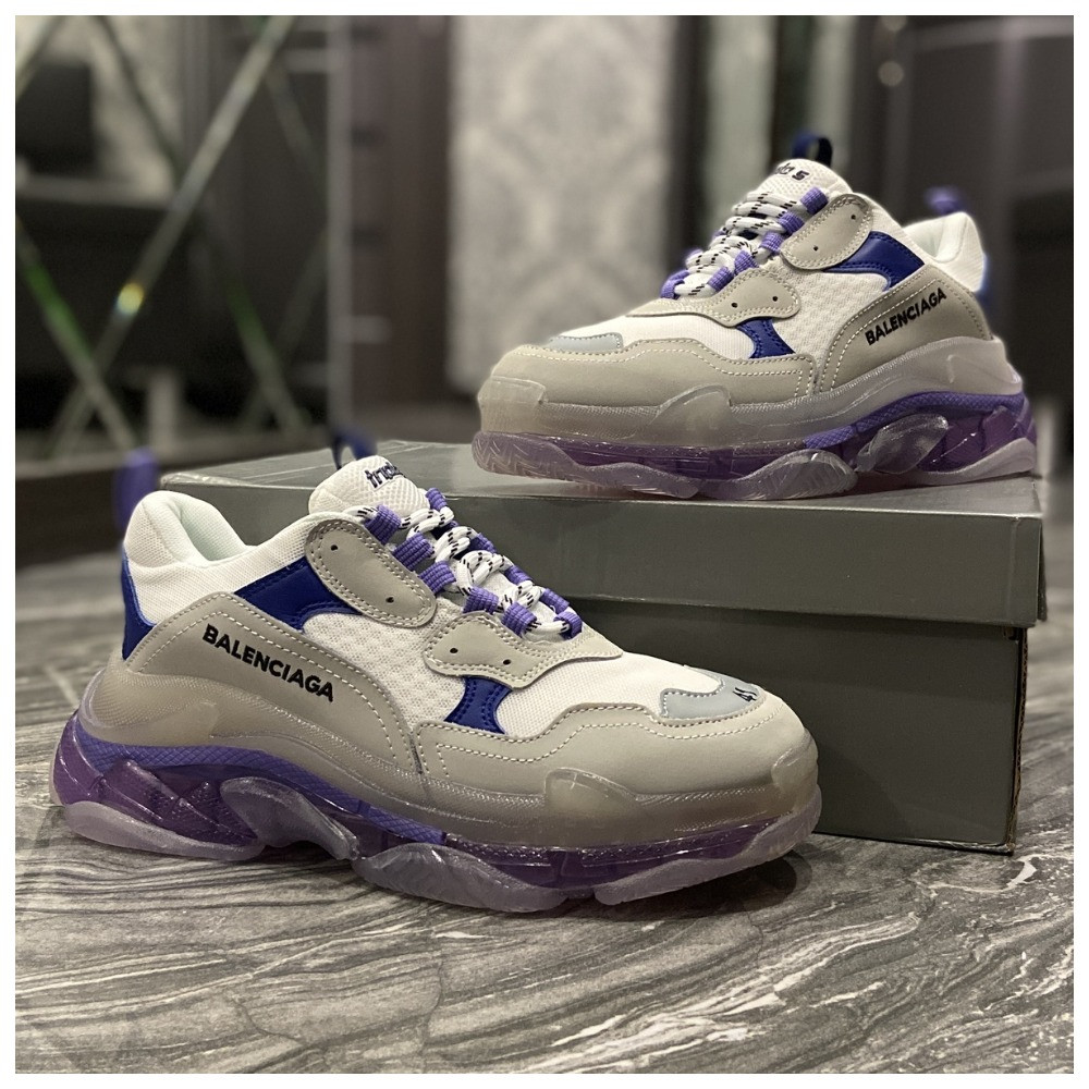 Жіночі кросівки Balenciaga Triple S Clear Sole White, кросівки баленсіага тріпл с, кросівки баленсияга, фото 1
