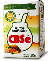 Чай мате (матэ) Yerba Mate CBSE FRUTOS TROPICALES 500g манго, апельсин и маракуя