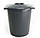 Бак для сміття  65 л "Горизонт" сірий, фото 2