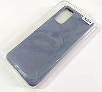 Чохол для Samsung Galaxy S20 G980 матовий Silicone Case Full Cover Macarons Color
