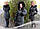 Зимова куртка Пуховик Пальто Парка сіре пальто орегінальний дизайн , фото 2
