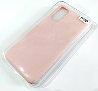 Чохол для Samsung Galaxy S20 G980 матовий Silicone Case Full Cover Macarons Color Рожевий