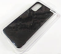 Чохол для Samsung Galaxy S20 G980 матовий Silicone Case Full Cover Macarons Color Чорний