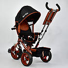 Велосипед Best Trike 5700 — 4340 бронзовий, поворотне сидіння, колеса піна, фото 2