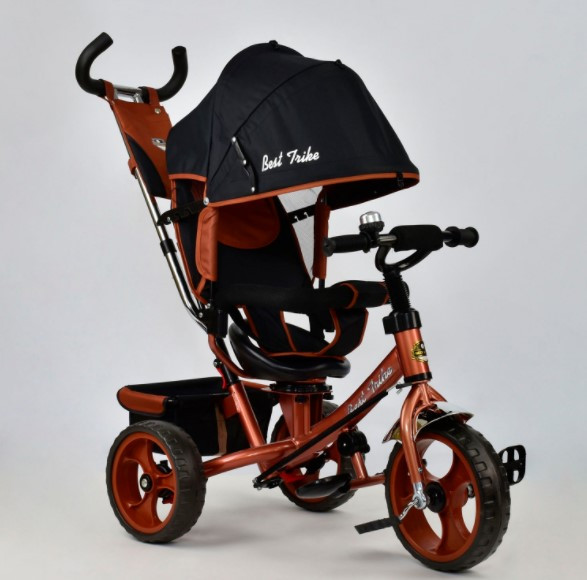 Велосипед Best Trike 5700 — 4340 бронзовий, поворотне сидіння, колеса піна