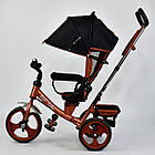 Велосипед Best Trike 5700 — 4340 бронзовий, поворотне сидіння, колеса піна, фото 3