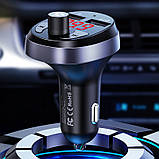 FM модулятор Bluetooth USAMS US-CC062 C11 Wireless Car FM Transmitter Black (CC62GC01), фото 7