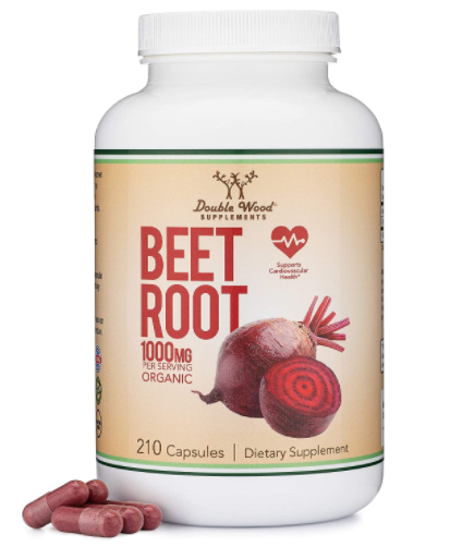 Double Wood Beet Root Powder / Корінь буряка порошок 1000 мг 210 капсул