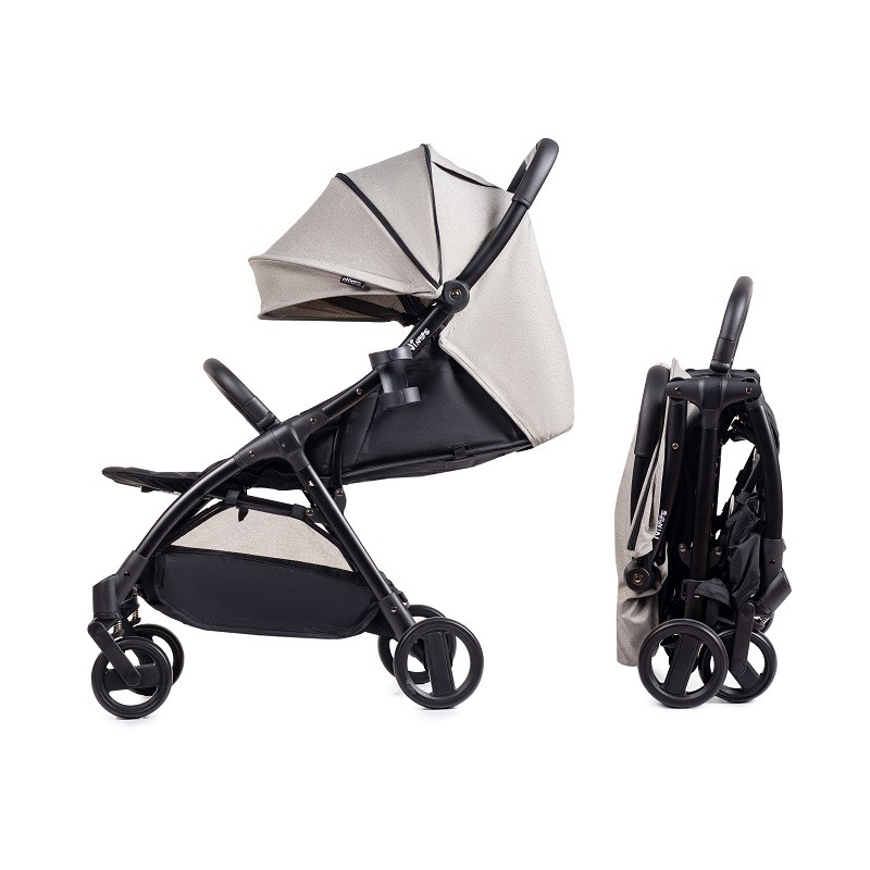 Прогулянкова коляска Ninos Air Light Grey 5,9 кг