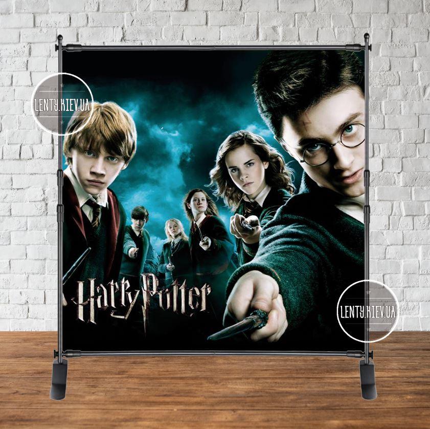 Банер 2х2м "Гаррі Поттер (всі герої)" - Фотозона (вініловий) на день народження -