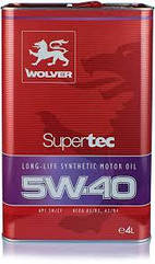 Олива моторна Wolver SuperTec 5W-40 4 л
