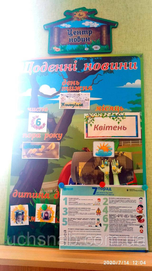 Стенд щоденні новини нуш