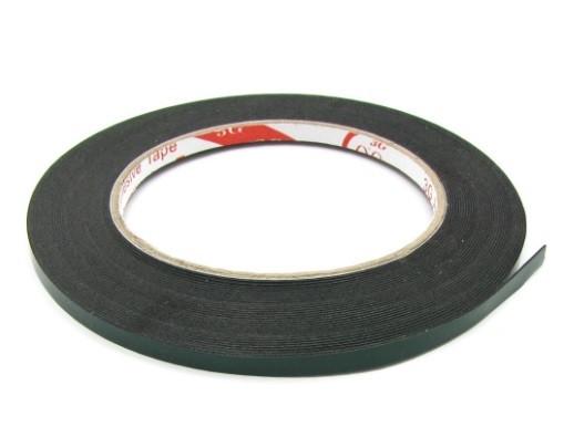 Скотч двусторонний (ширина 10мм, толщина 0,5мм) на полиуретановой основе (Зелёный), фото 1