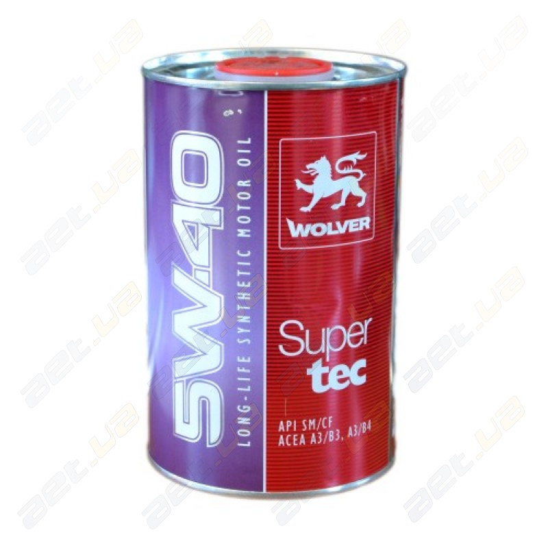 Олива моторна Wolver SuperTec 5W-40 1 л
