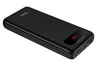 Повербанк УМБ PowerBank с дисплеем HOCO mig icd B20A 20000mAh |2USB, 2.1A| Черный