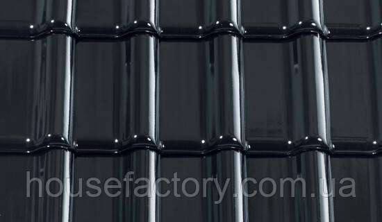 Керамічна черепиця Creaton Titania глазур Чорна, фото 1