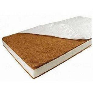 Матрац у дитяче ліжечко DeSon кокос-поролон-кокос 60х120 см, фото 1