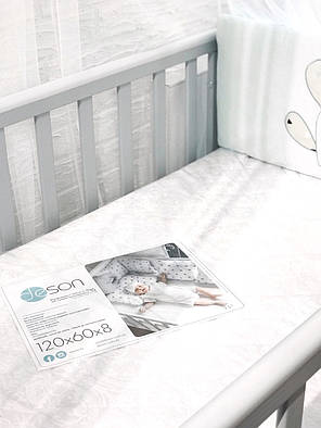 Матрац у дитяче ліжечко DeSon кокос-поролон-кокос 60х120 см, фото 3