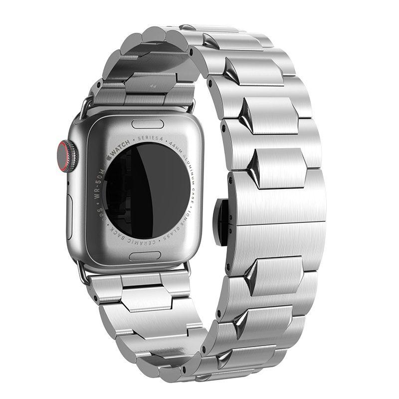 Металевий ремінець для Apple Watch 1/2/3/4 HOCO Grand Steel WB03 |38/40mm|. Silver