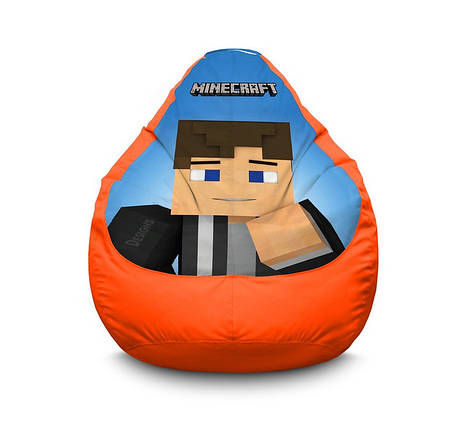 Крісло мішок "Minecraft Steve" Оксфорд, фото 1