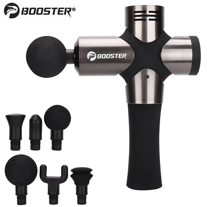 Booster Pro 3 – Професійний масажний пістолет 6 насадок, фото 1