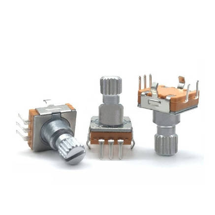 Енкодер EC11 (з кнопкою) 5Pin 12.5 mm, фото 1